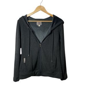 UGG Fleece Lined Full Zip Hoodie Dark Gray Women’s S Soft Cozy Sweatshirt Pocket